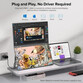 Monitor Uperfect Dual UP23860S 23.8" IPS FullHD 100Hz Doble Pantalla Rotación 360°