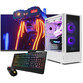 Ordenador Sobremesa NeoPC Némesis Gaming AMD Ryzen 5 4600G/32GB/1TB SSD/RTX3060/Monitor 27" Fullhd +