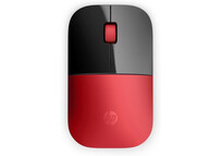 Ratón HP inalámbrico 1200 DPI ambidiestro rojo diseño elegante