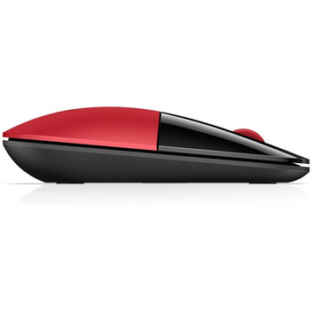 Ratón HP inalámbrico 1200 DPI ambidiestro rojo diseño elegante