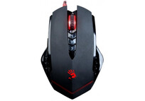 Ratón A4Tech V8M USB 3200 DPI Negro Rojo 8 Botones Memoria Gaming