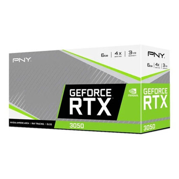 Tarjeta Gráfica PNY GeForce RTX 3050 VERTO Dual Fan 6GB GDDR6