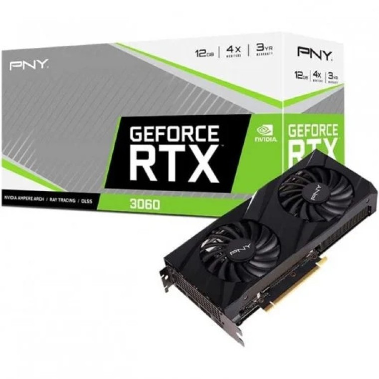 PNY GeForce RTX 3060 VERTO Dual Fan LHR 12GB GDDR6