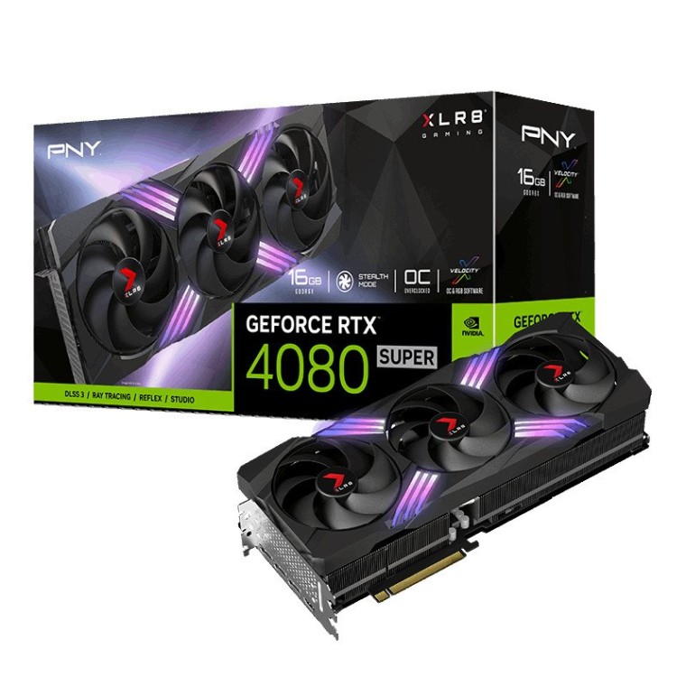 PNY GeForce RTX 4080 XLR8 Gaming VERTO EPIC-X RGB Triple Fan 16GB GDDR6X DLSS3