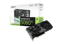 Tarjeta Gráfica PNY GeForce RTX 5060 Ti Dual Fan 16GB GDDR7 Reflex 2 RTX AI DLSS4