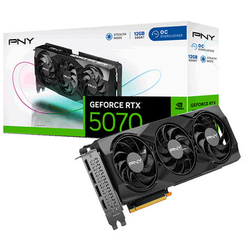 Tarjeta Gráfica PNY GeForce RTX 5070 OC 12GB GDDR7 DLSS4