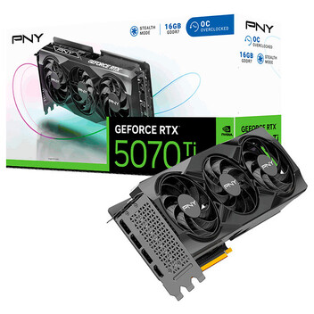 Tarjeta Gráfica PNY GeForce RTX 5070 Ti OC 16GB GDDR7 DLSS4