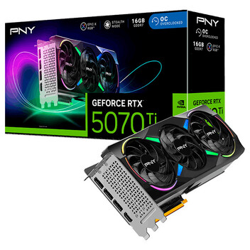 Tarjeta Gráfica PNY GeForce RTX 5070 Ti Epic-X RGB OC 16GB GDDR7 DLSS4