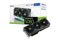Tarjeta Gráfica PNY GeForce RTX 5080 Overclocked Triple Fan 16GB GDDR7 Reflex 2 RTX AI DLSS4