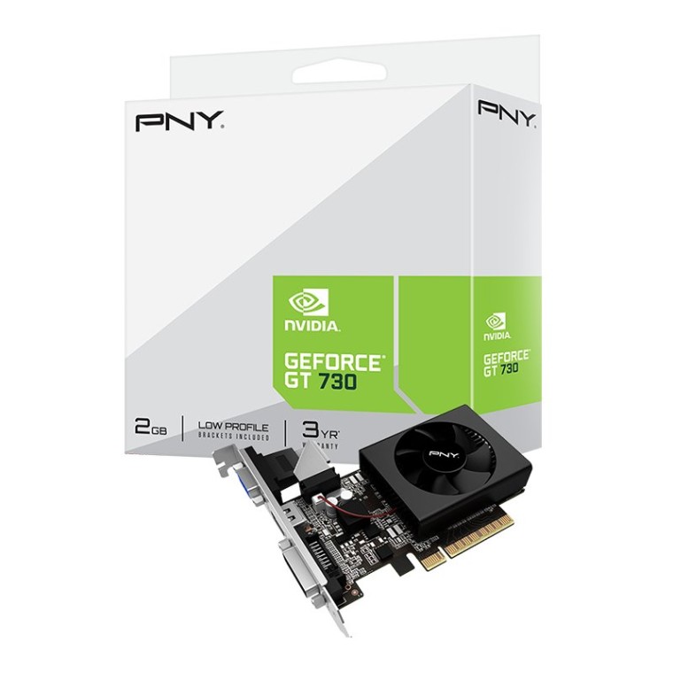 PNY GeForce GT 730 2GB GDDR3 Low Profile