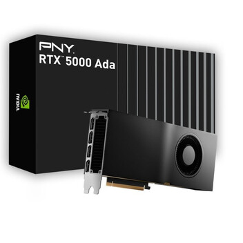 Tarjeta Gráfica PNY RTX 5000 Ada Generation 32GB GDDR6 ECC 4x DisplayPort IA/Renderizado