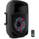 Audibax Vegas 10 Altavoz Profesional Bluetooth con Motor de Compresión y Efectos LED 10" 200W Negro