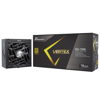 Fuente Alimentación Seasonic 750W 80+ Gold VERTEX GX-750 ATX3.0 ventilador si Fuente Alimentación Seasonic 750W 80+ Gold VERTEX GX-750 ATX3.0 ventilador si