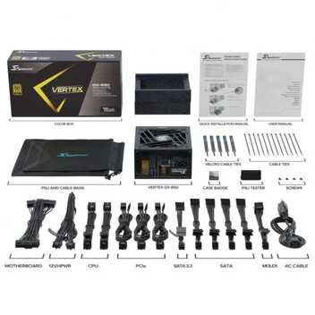 Seasonic Vertex GX-850 850W 80 Plus Gold Modular Seasonic Vertex GX-850 850W 80 Plus Gold Modular