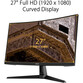 Asus TUF Gaming VG27VH1B 27" LED FullHD 165Hz FreeSync Premium Curva Asus TUF Gaming VG27VH1B 27" LED FullHD 165Hz FreeSync Premium Curva