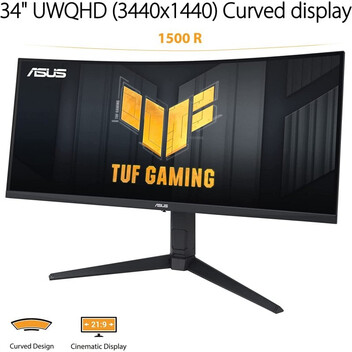 ASUS TUF Gaming VG34VQEL1A 34" LED UWQHD 100Hz FreeSync Curva ASUS TUF Gaming VG34VQEL1A 34" LED UWQHD 100Hz FreeSync Curva
