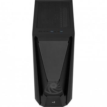 Aerocool Visor Cristal Templado USB 3.1 RGB Negra