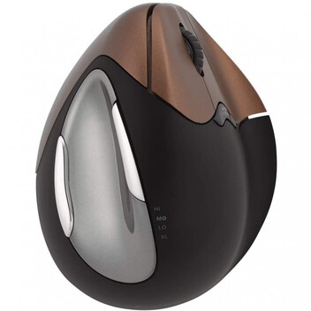 Evoluent VM4SW Ratón Vertical Inalámbrico para Diestros Negro/Bronce Evoluent VM4SW Ratón Vertical Inalámbrico para Diestros Negro/Bronce
