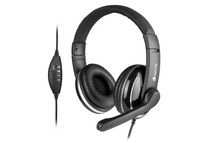 NGS Vox 800 Auriculares USB con Micrófono Negros