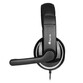 NGS Vox 800 Auriculares USB con Micrófono Negros