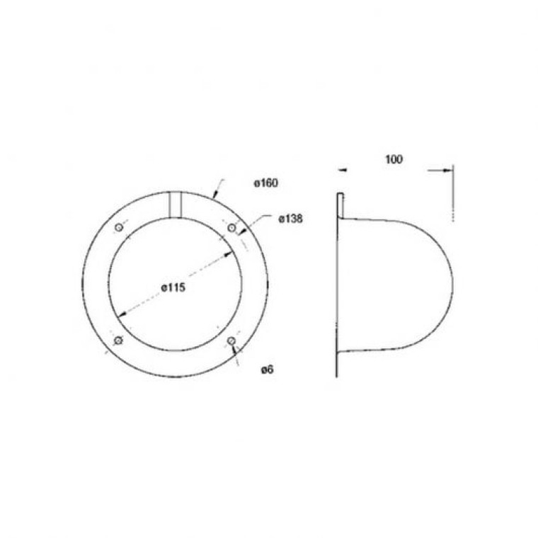 Visaton VS-AK10.13 Tapa para Altavoz