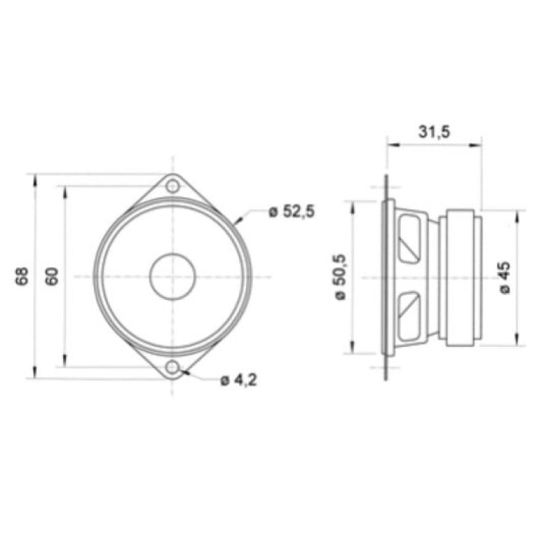 Visaton VSFRS58 Altavoz 5W