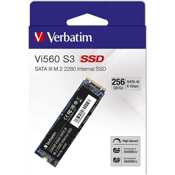 Verbatim Vi560 SSD M.2 256GB 3D NAND SATA3 Verbatim Vi560 SSD M.2 256GB 3D NAND SATA3