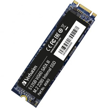Verbatim Vi560 S3 SSD 512GB M.2 2280 SATA 3 Verbatim Vi560 S3 SSD 512GB M.2 2280 SATA 3