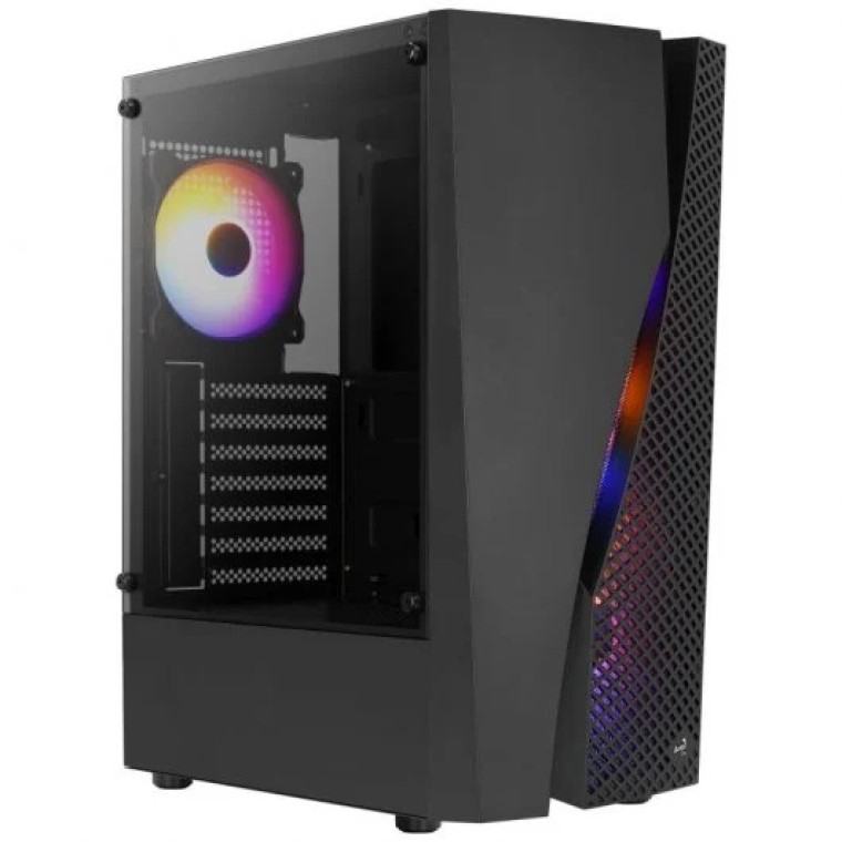 Aerocool Wave BKV2 Cristal Templado USB 3.0 Negra