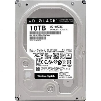 WD Black 3.5" 10TB SATA 3 WD Black 3.5" 10TB SATA 3