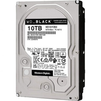 WD Black 3.5" 10TB SATA 3 WD Black 3.5" 10TB SATA 3