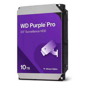 Disco Duro Western Digital 10 TB HDD 7200 rpm 272 MB/s Purple Pro WD102PURP + Buffer 512 MB