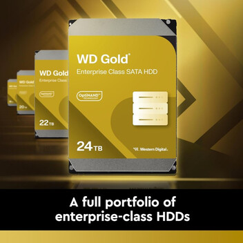 Disco Duro Western Digital Gold 10TB HDD 7200rpm 267MB/s NAS 3.5″ 512MB SATA III + Fiabilidad Avanza