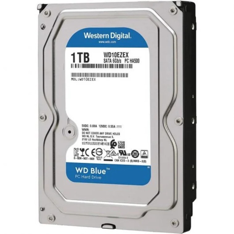 Western Digital Blue HDD 1TB 7200rpm SATA3