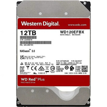 WD Red Plus 3.5" 12TB NAS SATA 3 WD Red Plus 3.5" 12TB NAS SATA 3