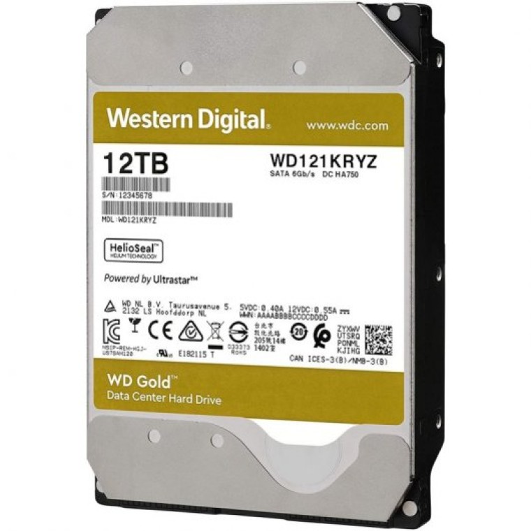 WD Gold 3.5" 12TB SATA 3