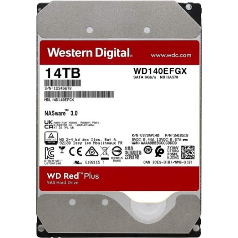 WD Red Plus 3.5" 14TB NAS SATA 3