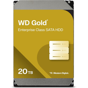 Disco Duro Western Digital 20TB HDD 7200rpm 291MiB/s Gold WD203KRYZ + Fiabilidad Profesional
