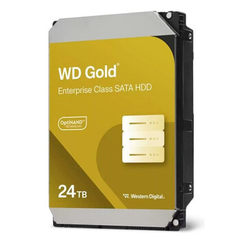 Disco Duro Western Digital 24 TB HDD 7200 rpm 6 Gbit/s Gold WD242KRYZ, 512 MB Disco Duro Western Digital 24 TB HDD 7200 rpm 6 Gbit/s Gold WD242KRYZ, 512 MB