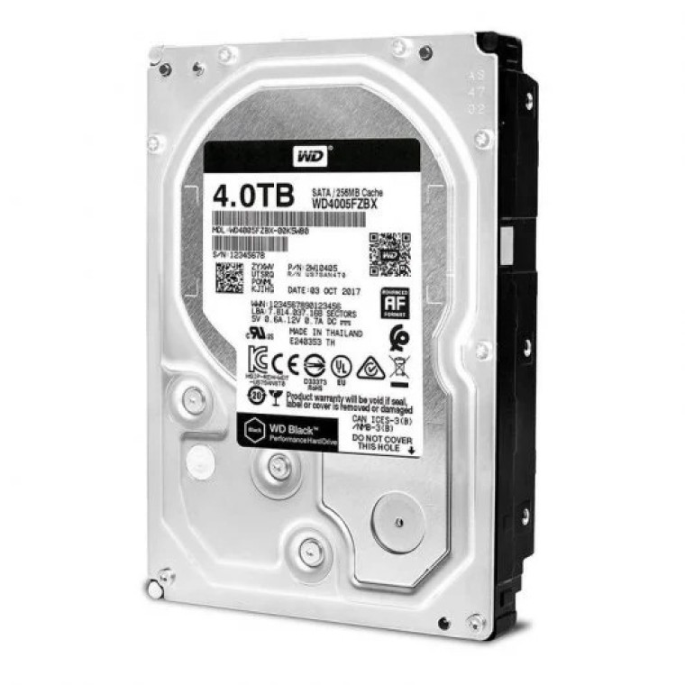 WD Black 3.5" 4TB SATA 3