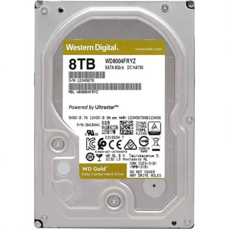 WD Gold 3.5" 8TB SATA3