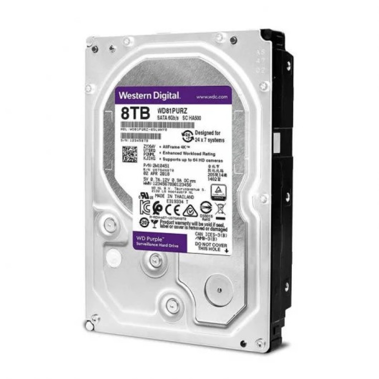 WD Purple 3.5" 8TB SATA 3