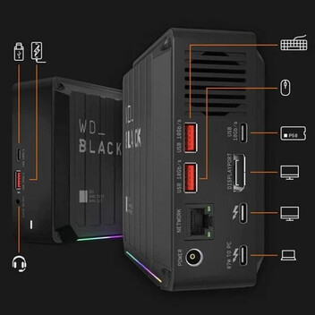 WD Black D50 Game Dock 2TB SSD WD Black D50 Game Dock 2TB SSD