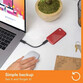 WD My Passport SSD 1TB USB-C Rojo