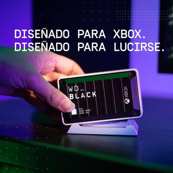 WD Black D30 Disco Duro Externo para XBOX SSD 1TB USB-C Negro