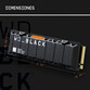 WD Black SN850 1 TB SSD NVMe M.2 PCIe 4.0 con Disipador Térmico WD Black SN850 1 TB SSD NVMe M.2 PCIe 4.0 con Disipador Térmico