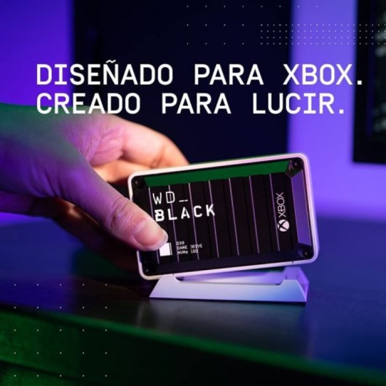 WD Black D30 Game Drive 500GB USB-C para Xbox Series/PlayStation 5