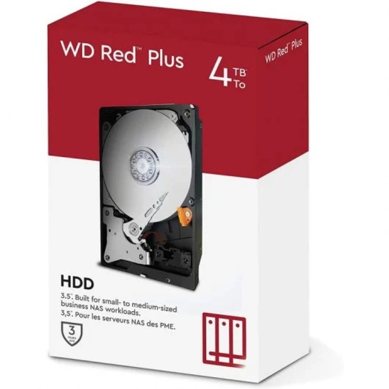 WD Red Plus NAS 3.5" 4TB SATA 3