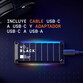 Disco Duro WD BLACK P40 SSD Portátil 500GB USB-C Negro Disco Duro WD BLACK P40 SSD Portátil 500GB USB-C Negro