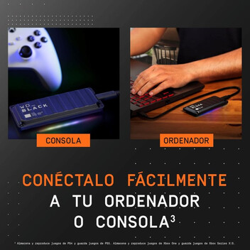 Disco Duro WD BLACK P40 SSD Portátil 500GB USB-C Negro Disco Duro WD BLACK P40 SSD Portátil 500GB USB-C Negro